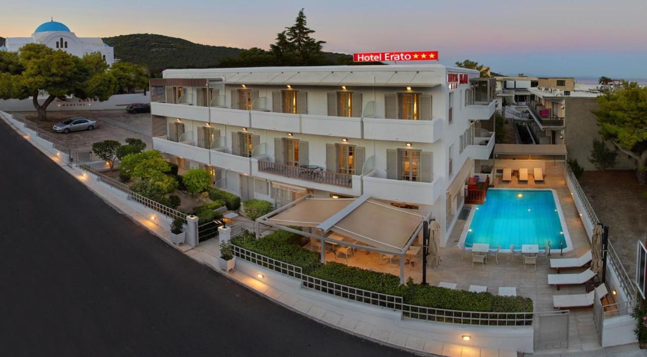 Erato Hotel Agia Marina  Exteriör bild