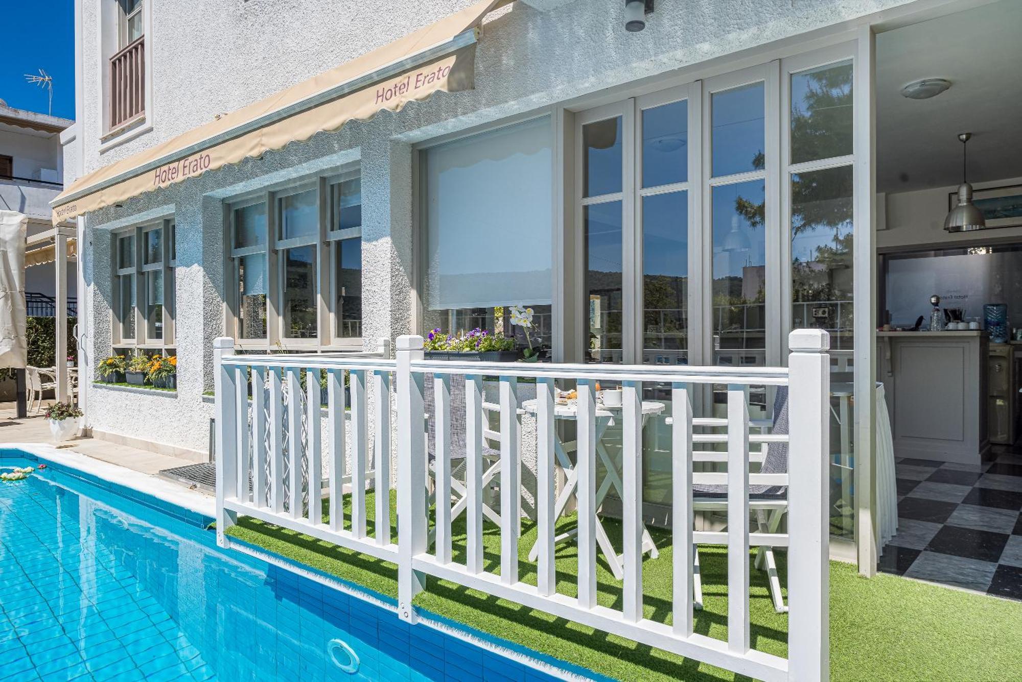 Erato Hotel Agia Marina  Exteriör bild