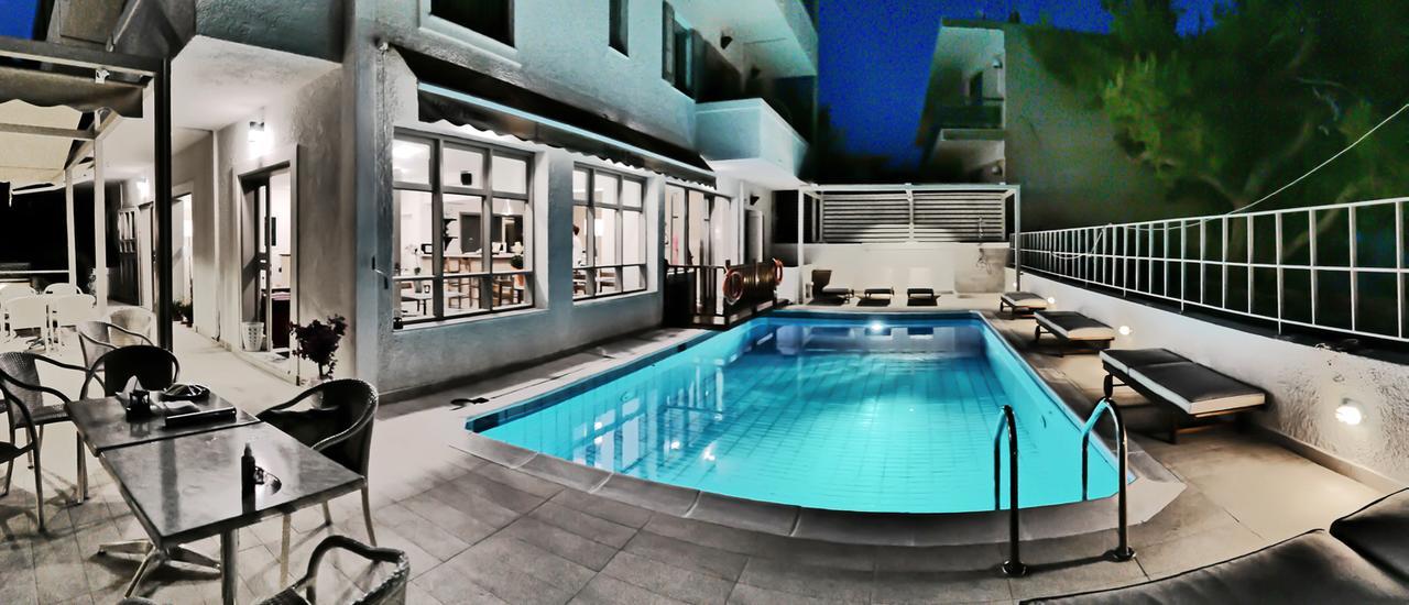 Erato Hotel Agia Marina  Exteriör bild